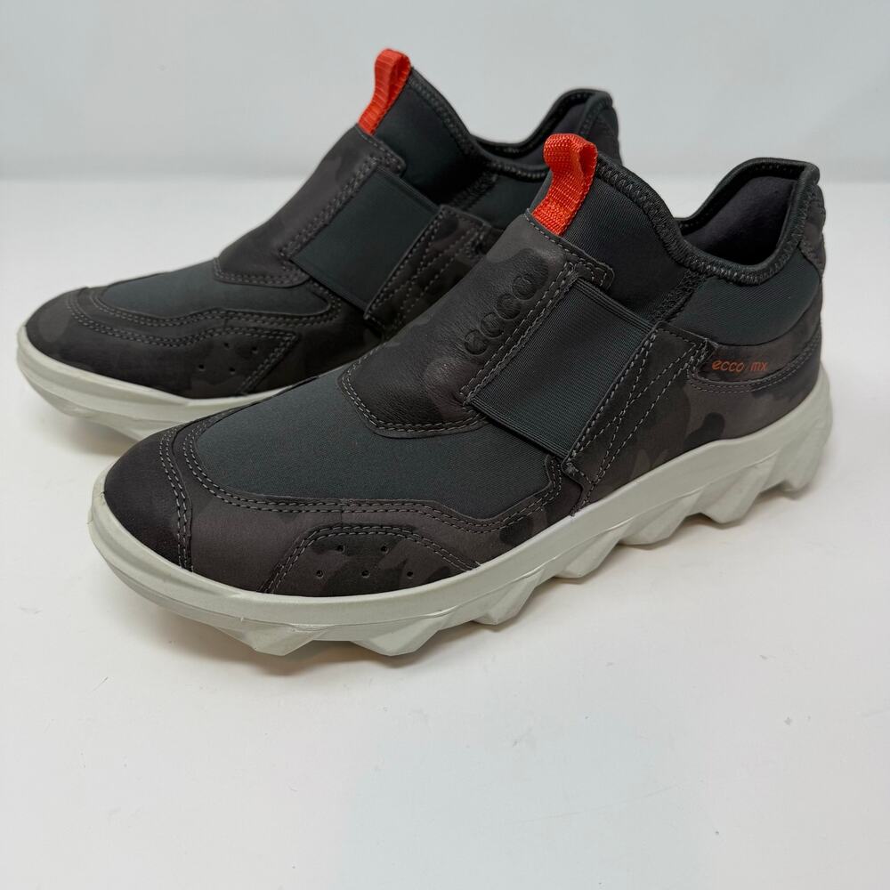 Ecco Sport Mx Low Womens Size EU 38 US 7-7.5 Gray Camo Slip On Shoes